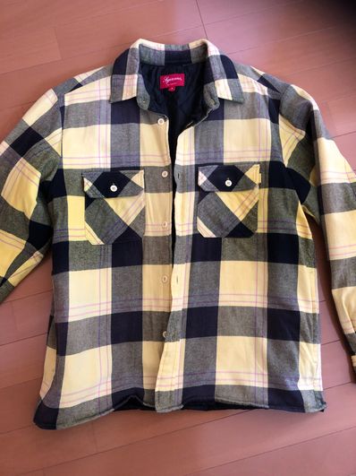 Supreme Quilted Flannel Shirt "Yellow"