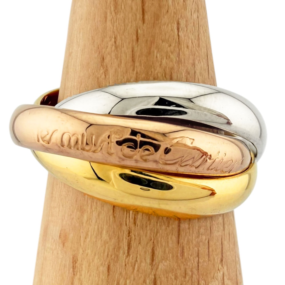 カルティエ トリニティ リング 指輪 12.5号 18金 K18イエローゴールド レディース CARTIER  中古