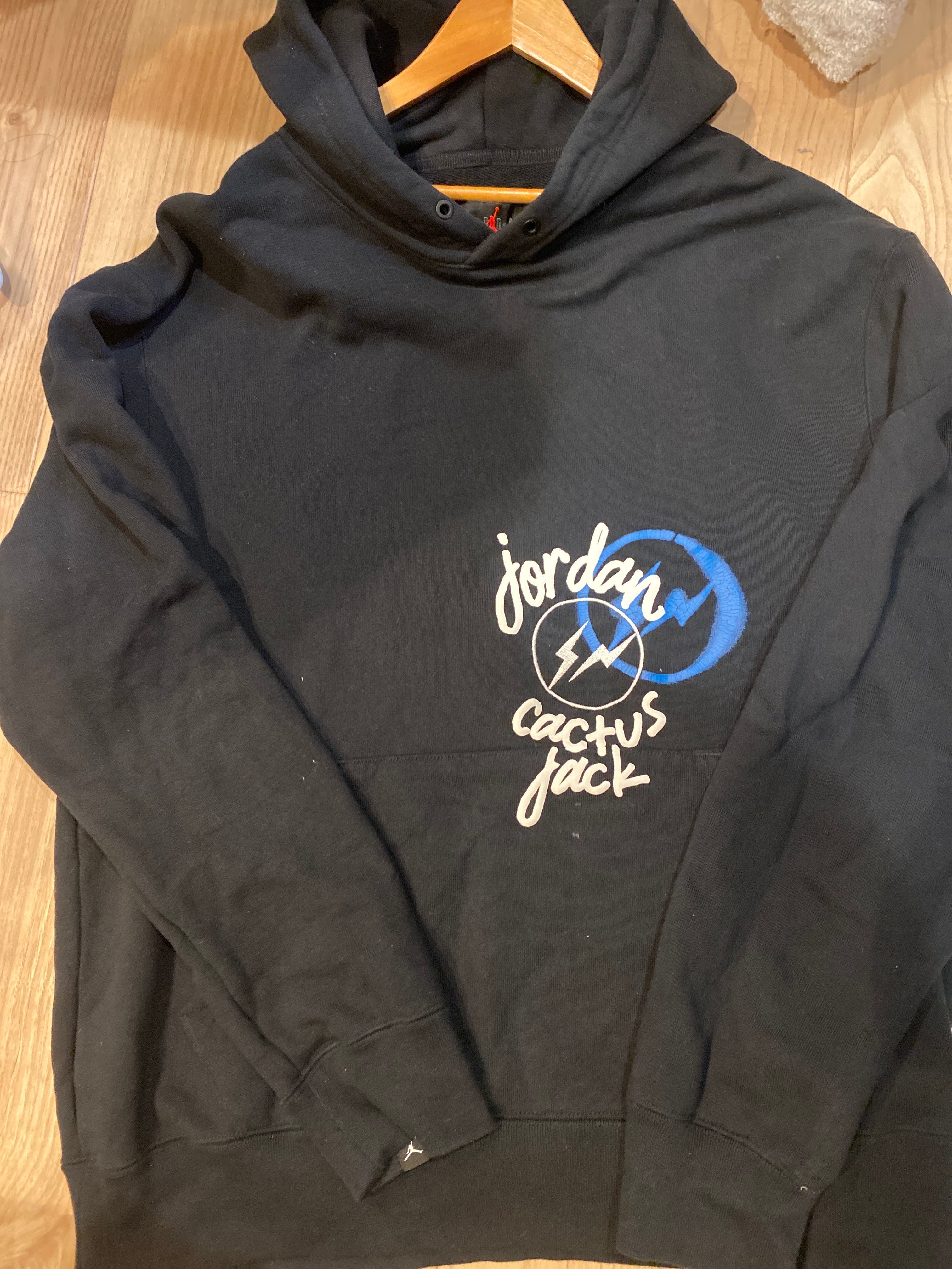 Air Jordan Travis Scott Fragment Hoodie "Black"