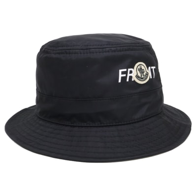 モンクレール x FRGMT HIROSHI FUJIWARA フラグメント 【新品同様/国内正規】I209U3B00003 596UH BUCKET ナイロン バケットハット M
