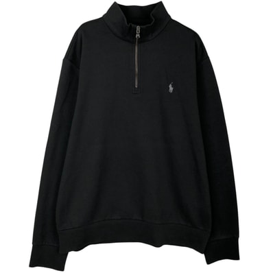 古着 ラルフローレン Ralph Lauren POLO RALPH LAUREN ハーフジップスウェットシャツ トレーナー メンズL相当/eaa647546