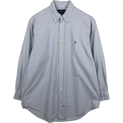 古着 ラルフローレン Ralph Lauren 長袖 ボタンダウンストライプシャツ メンズL相当/eaa614246