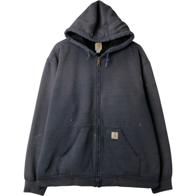 古着 カーハート Carhartt スウェットフルジップパーカー メンズXL相当/eaa624304