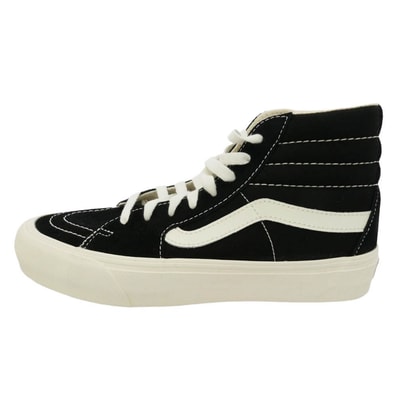 VANS バンズ VN0005UN1KP SKATE SK8-HI VR3 スケートハイ スエード スニーカー ブラック系 ホワイト系 26cm【極上美品】【中古】