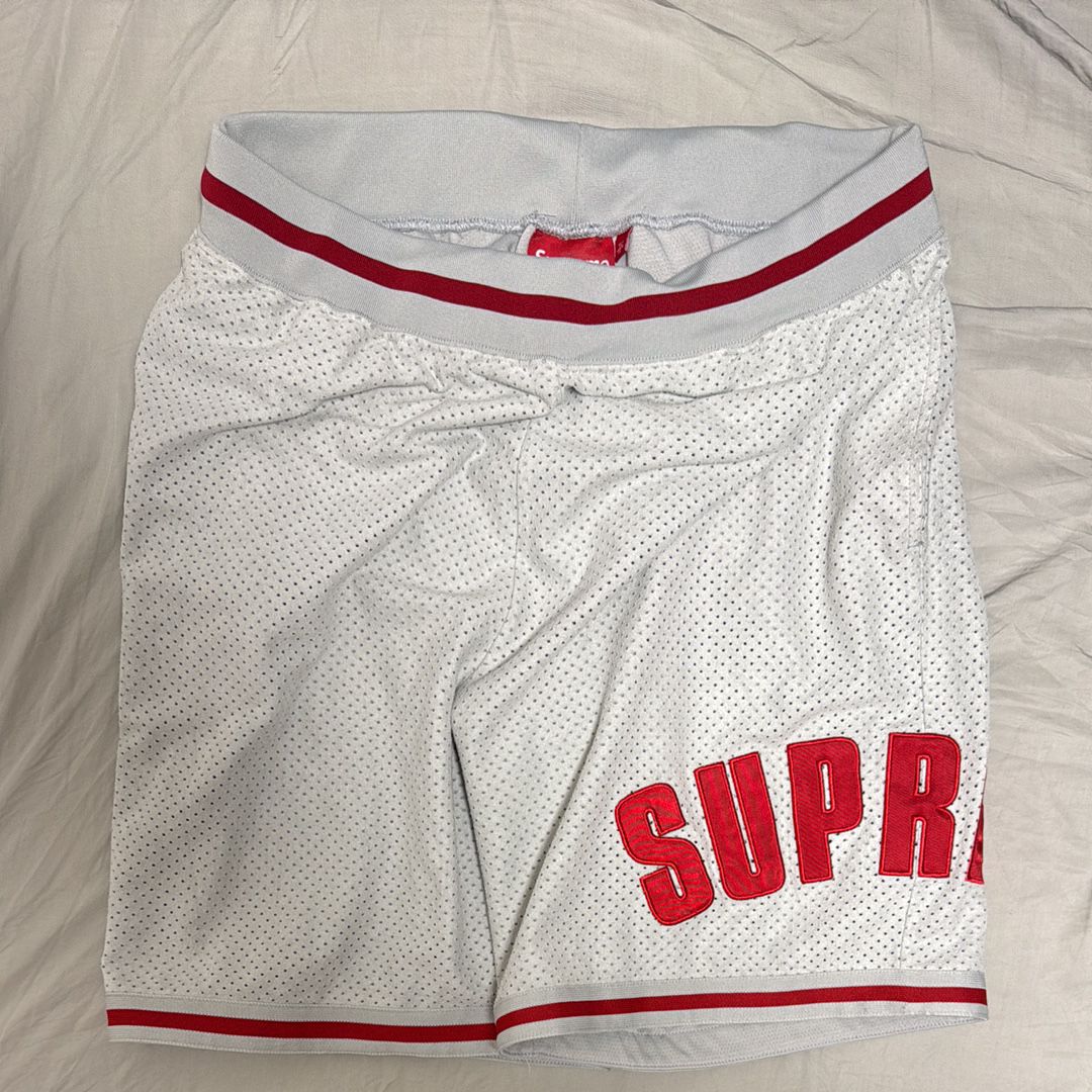 Supreme Ultrasuede Mesh Short "Grey"
