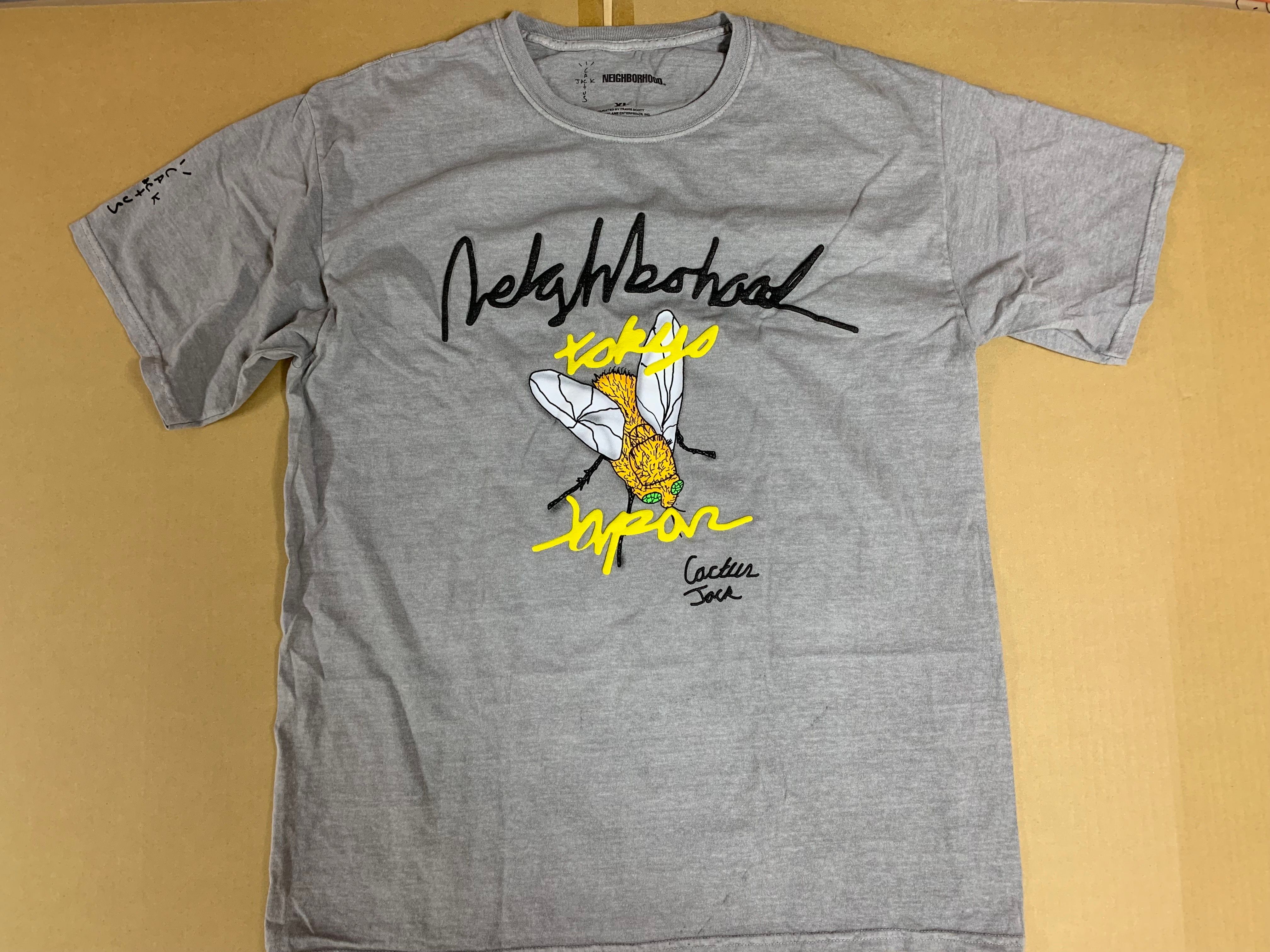 NEIGHBORHOOD Travis Scott Cactus Jack Carousel T-shirt "Grey"