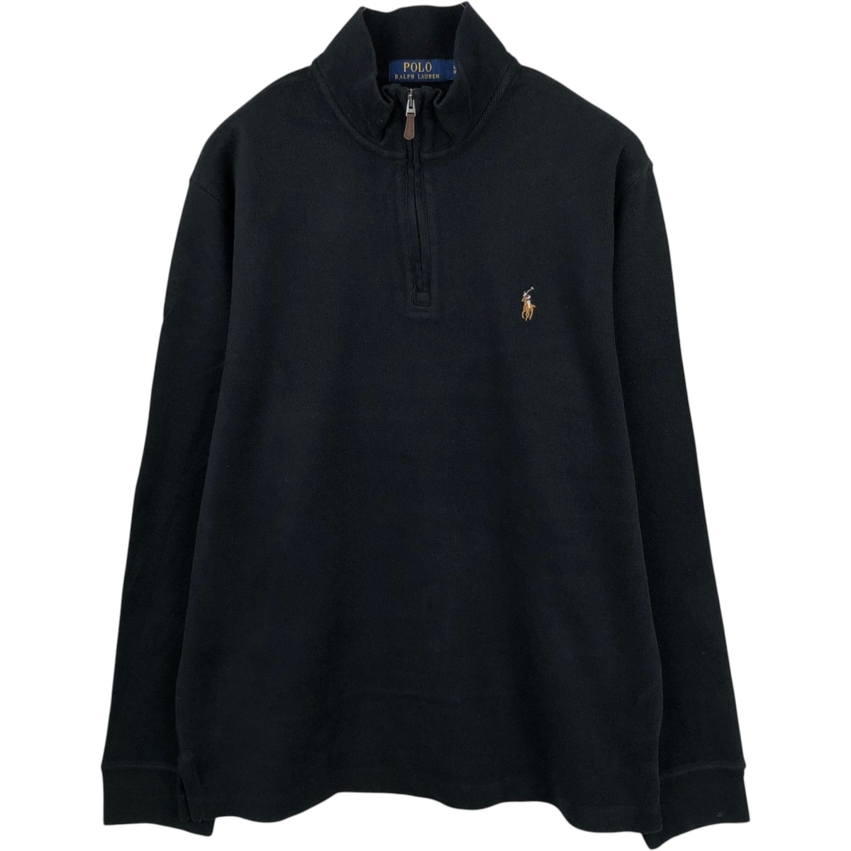古着 ラルフローレン Ralph Lauren ESTATE RIB ハーフジップスウェットシャツ トレーナー メンズL相当/eaa676288