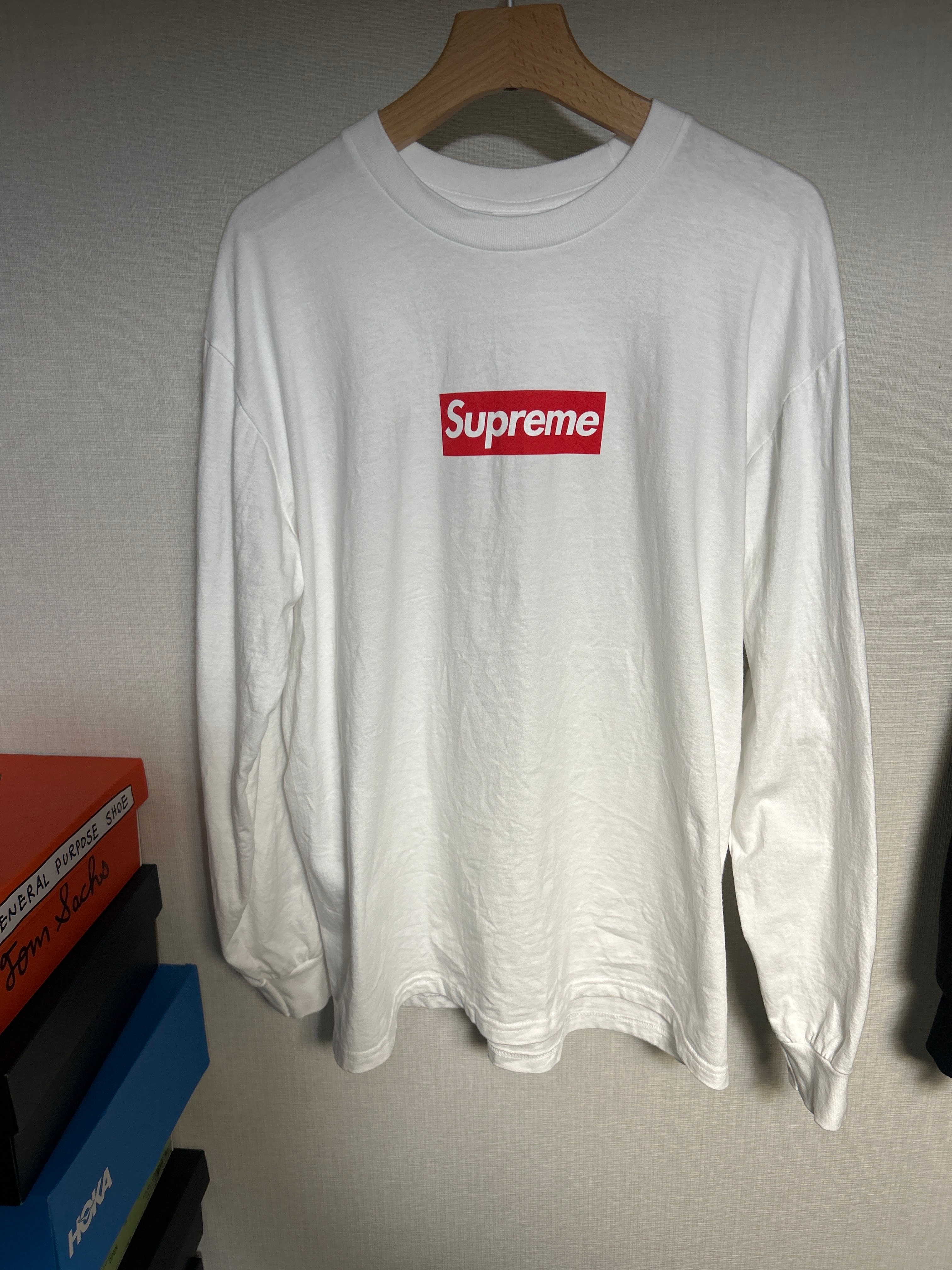 Supreme Box Logo L/S Tee "White"