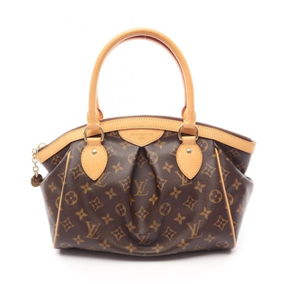 ルイ・ヴィトン LOUIS VUITTON ティヴォリPM モノグラム ハンドバッグ バッグ PVCコーティングキャンバス レザー レディース ブラウン系 M40143 【中古】