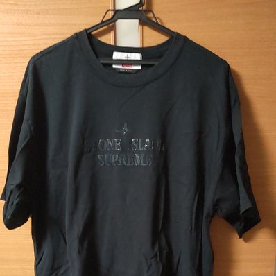 Supreme / Stone Island Embroidered Logo S/S Top "Black"