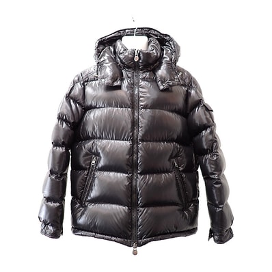 モンクレール MONCLER MAYA 4 B20914036605_68950 ダウンジャケット ナイロン ブラック メンズ【中古】【ABランク】