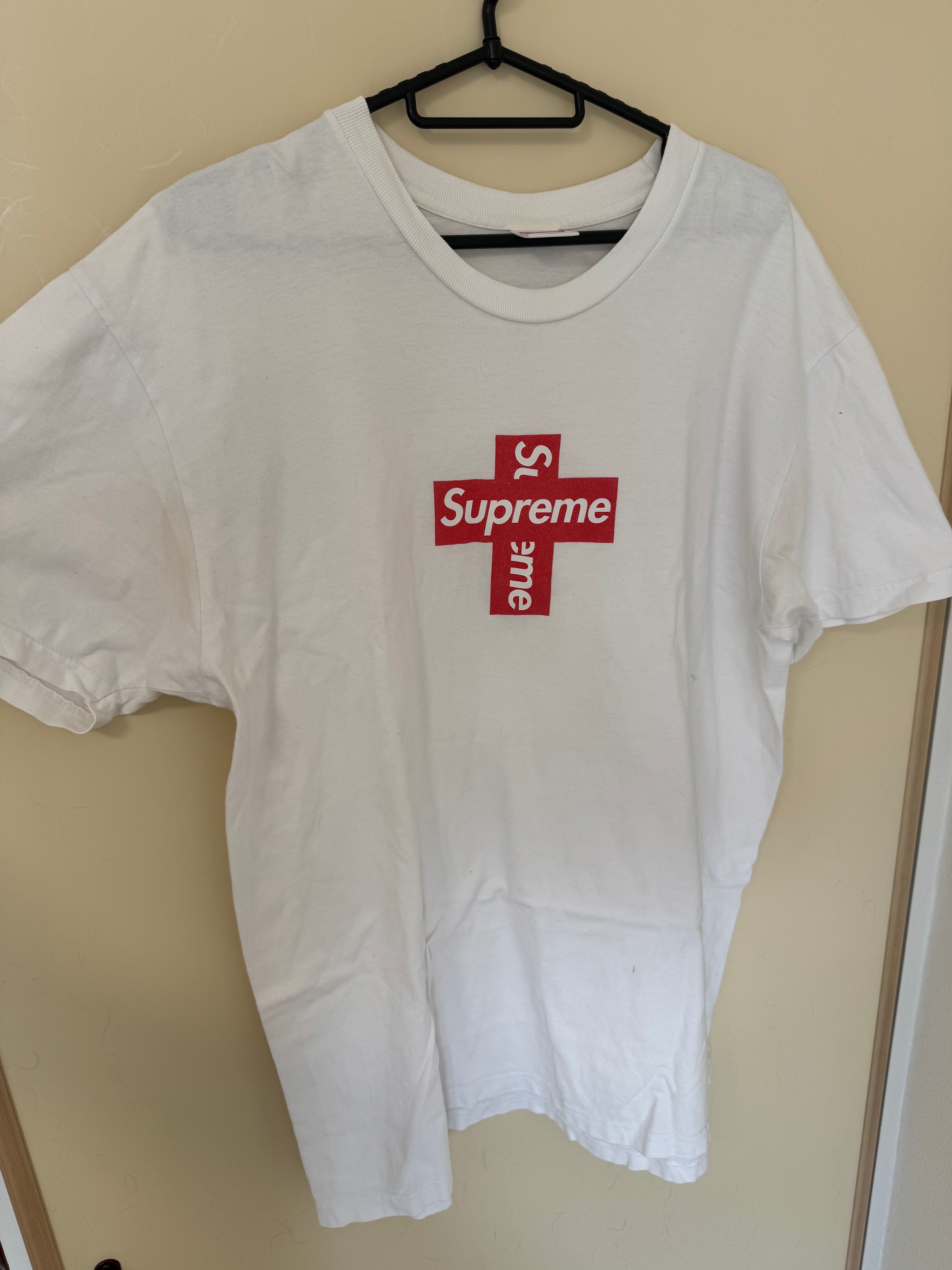Supreme Cross Box Logo Tee "White"