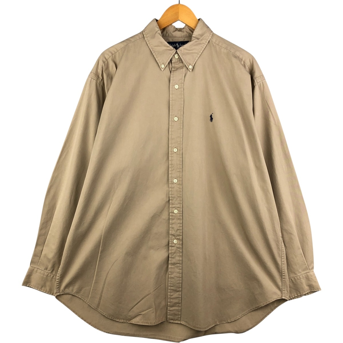 古着 ラルフローレン Ralph Lauren BLAKE 長袖 ボタンダウンシャツ メンズXL相当/eaa591692