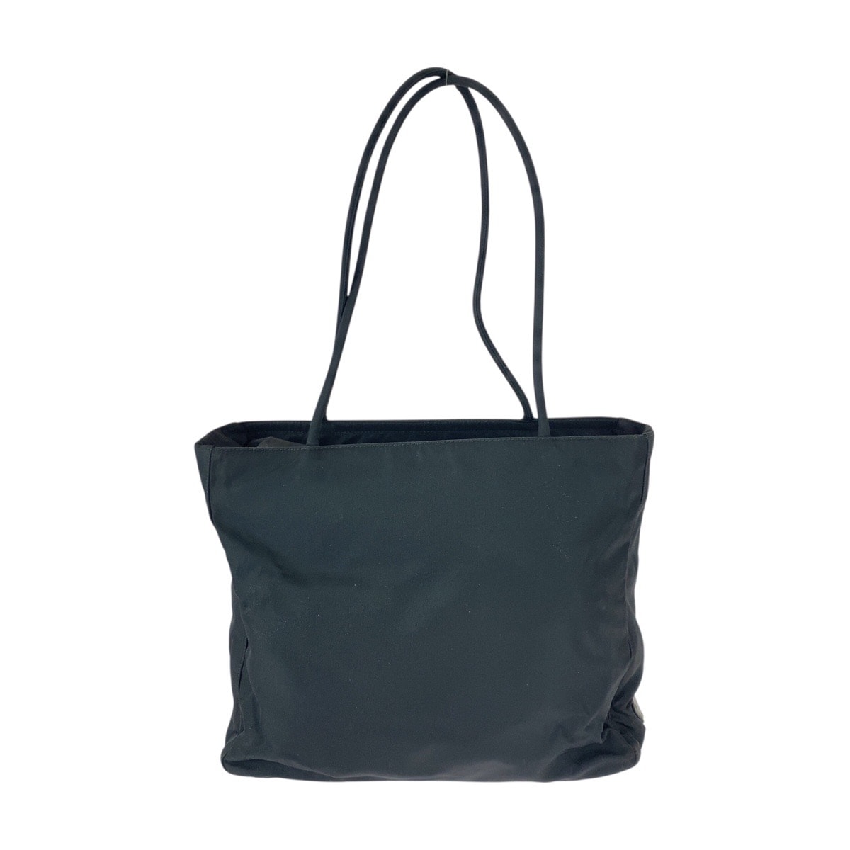 PRADA プラダ テスート 三角ロゴプレート ブラック 黒 ナイロン ショルダーバッグ トートバッグ 600719 【中古】