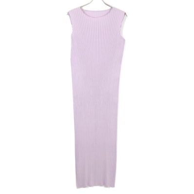 イッセイミヤケ 25SS WISTERIA PURPLE PRESSED FLORA PLEATS SOLID ワンピース 2