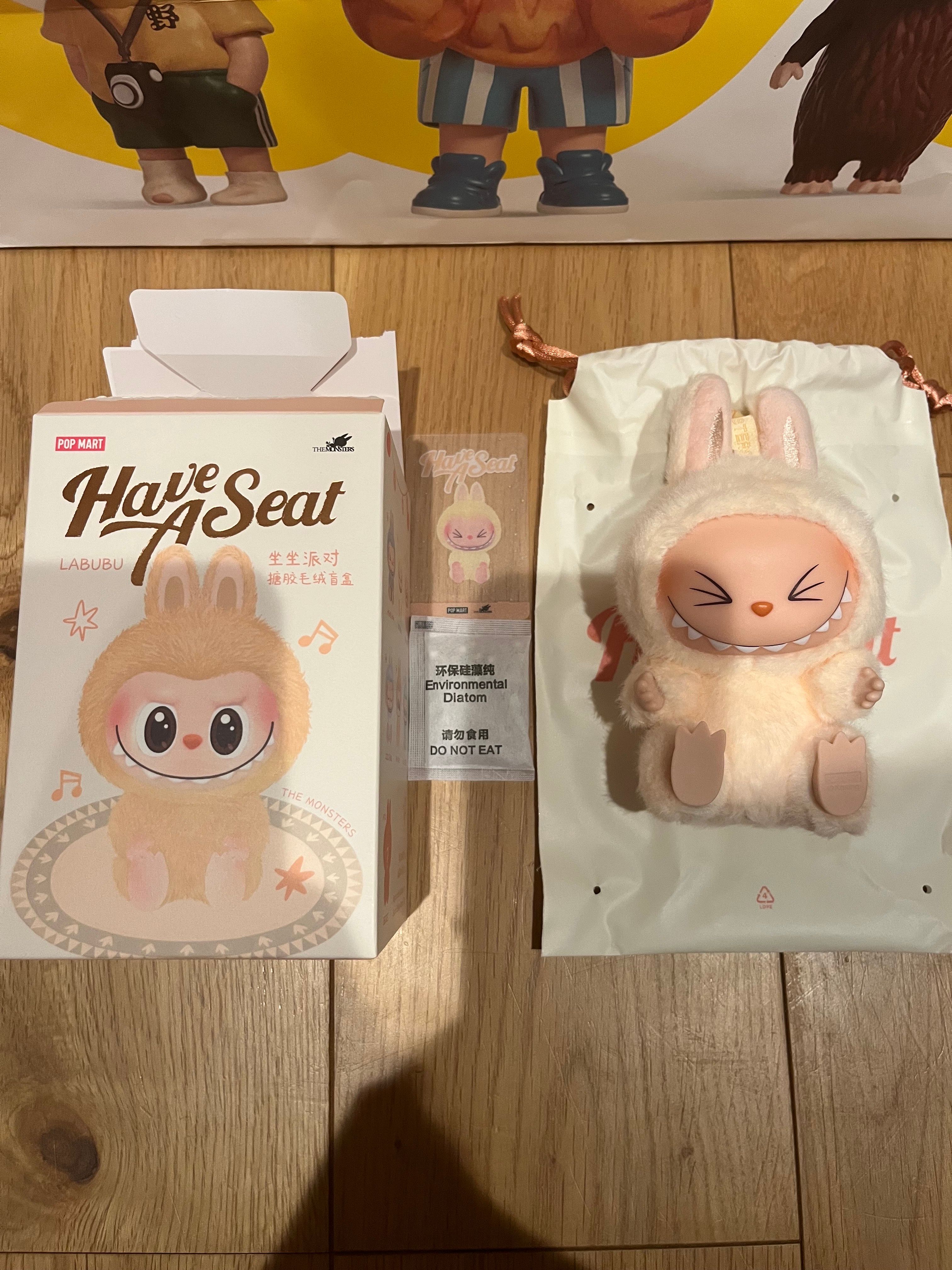 POP MART THE MONSTERS (LABUBU) Have a Seat Plush Series SISI