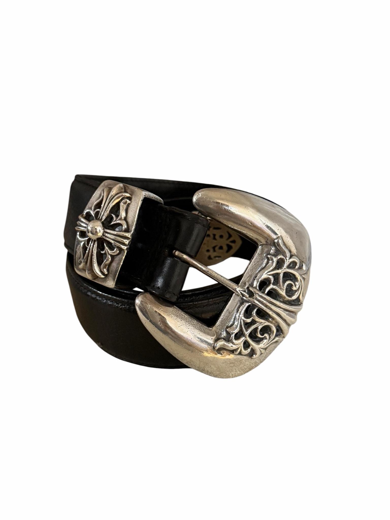 Chrome Hearts Classic 3PC Belt "Black/Silver"