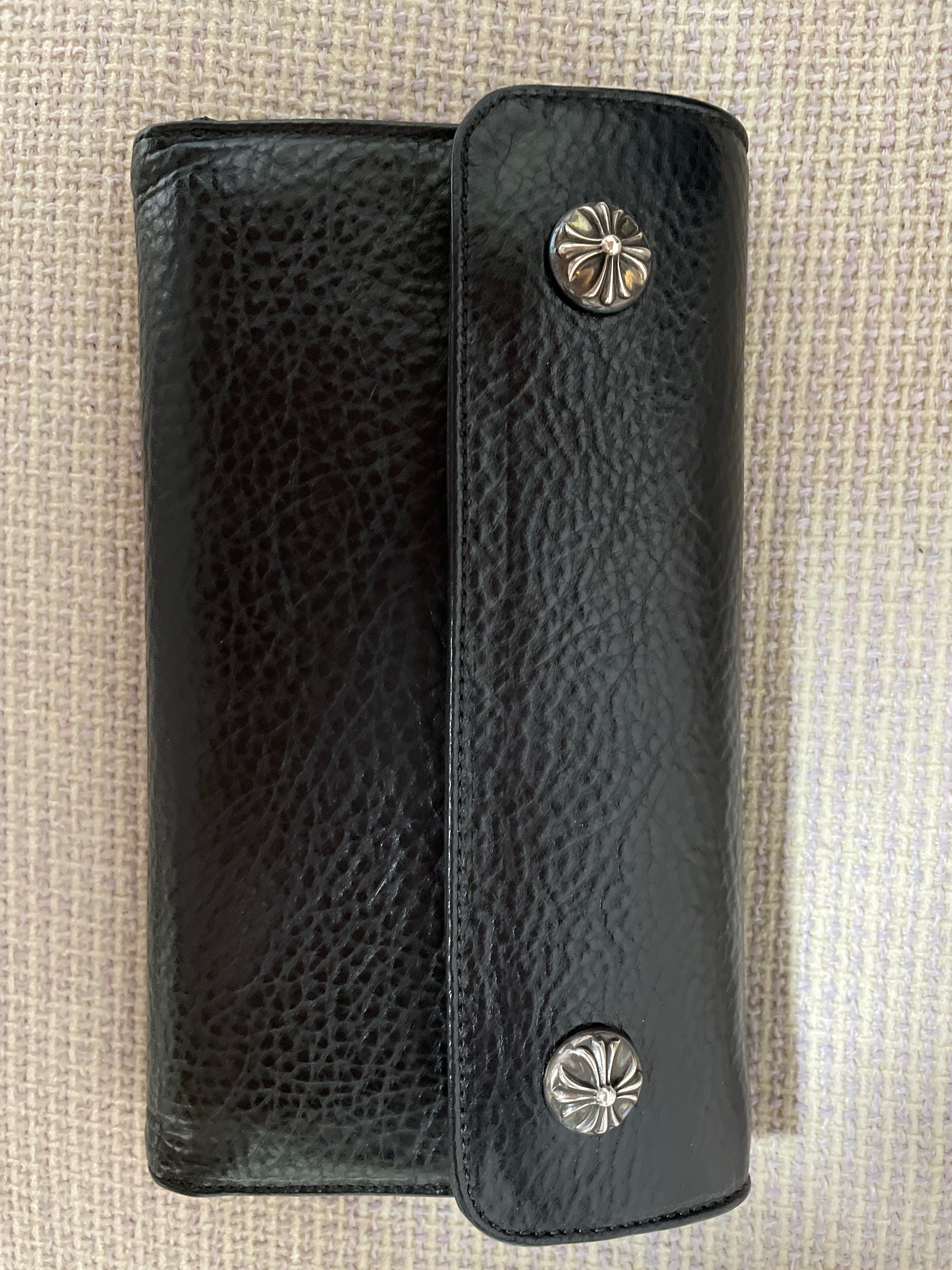 Chrome Hearts Wave Wallet Leather "Black"