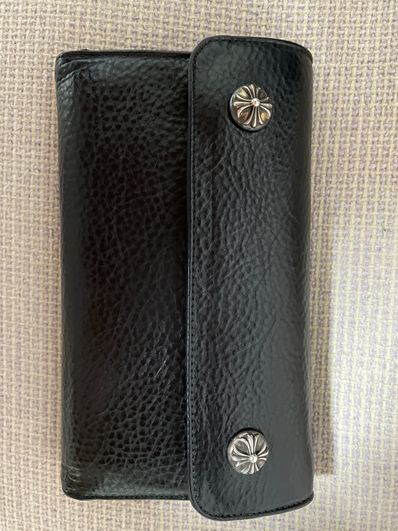 Chrome Hearts Wave Wallet Leather "Black"