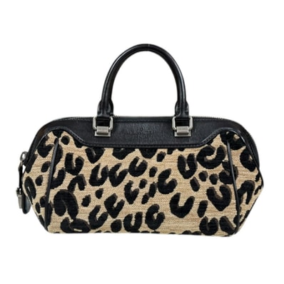 ルイヴィトン レオパードベイビー ハンドバッグ レザー M94257 ベージュ レディース LOUIS VUITTON 中古