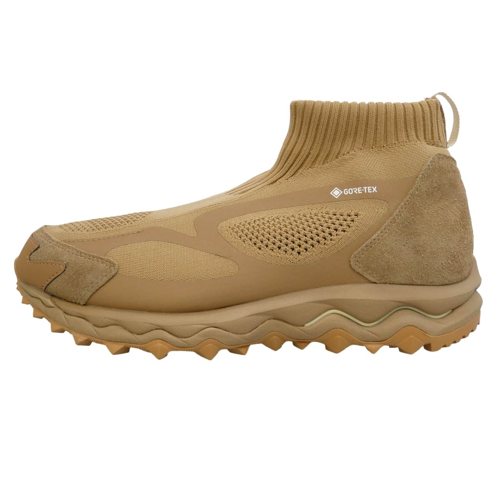 Mizuno ミズノ × nonnative ノンネイティブ D1GD245502 GORE-TEX WAVE MUJIN TL MID GTX ゴアテックス ハイカット スニーカー ベージュ系 27.5cm【極上美品】【中古】