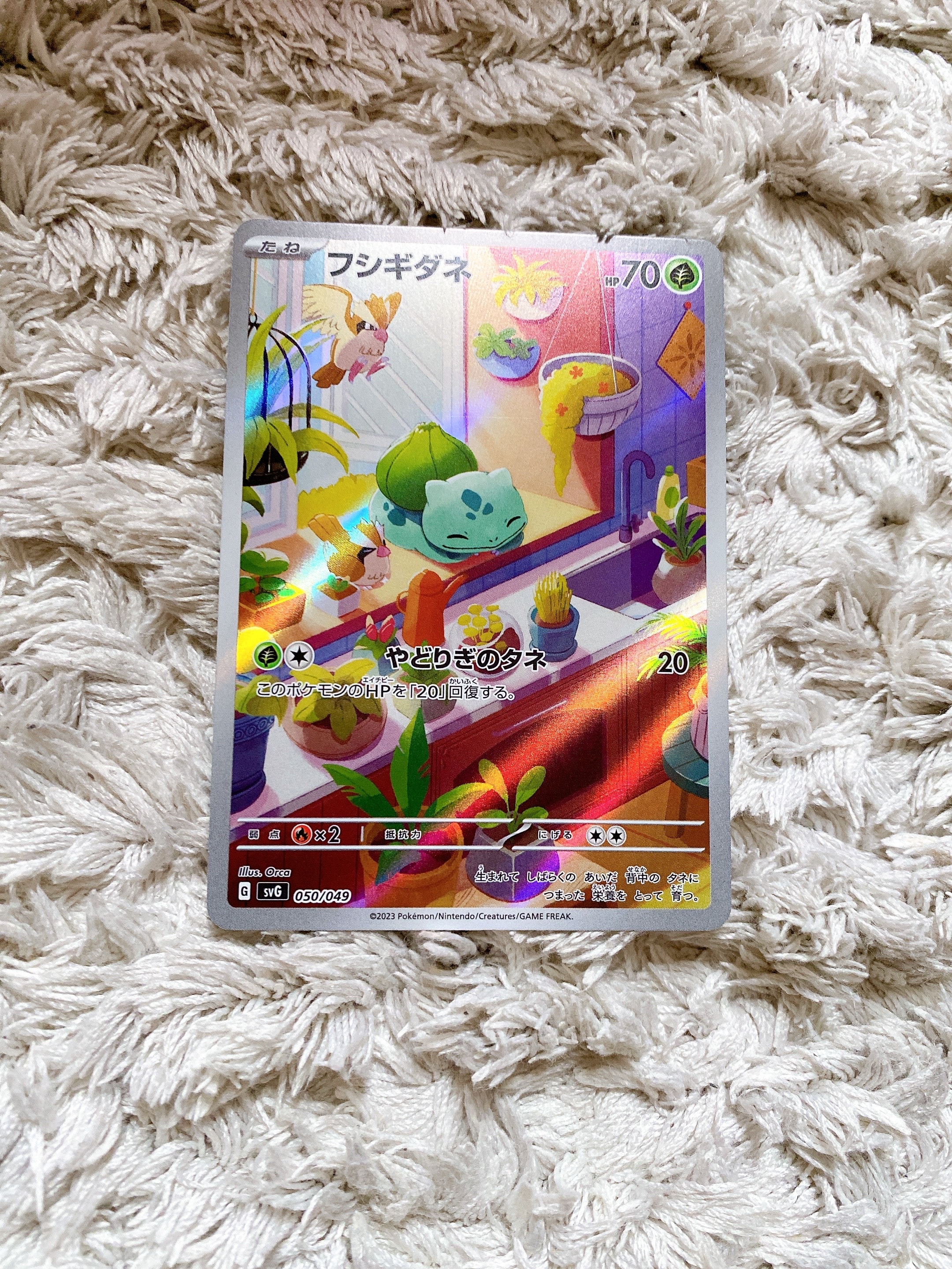 フシギダネ :フルイラスト [SVG 050/049](スペシャルデッキセットex「フシギバナ・リザードン・カメックス」)