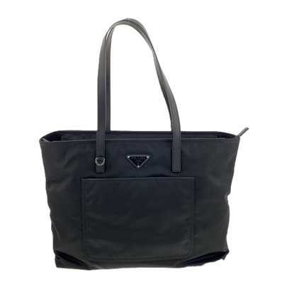 PRADA プラダ ナイロン トートバッグ トートバッグ 1BG052 ナイロン ブラック レディース【中古】