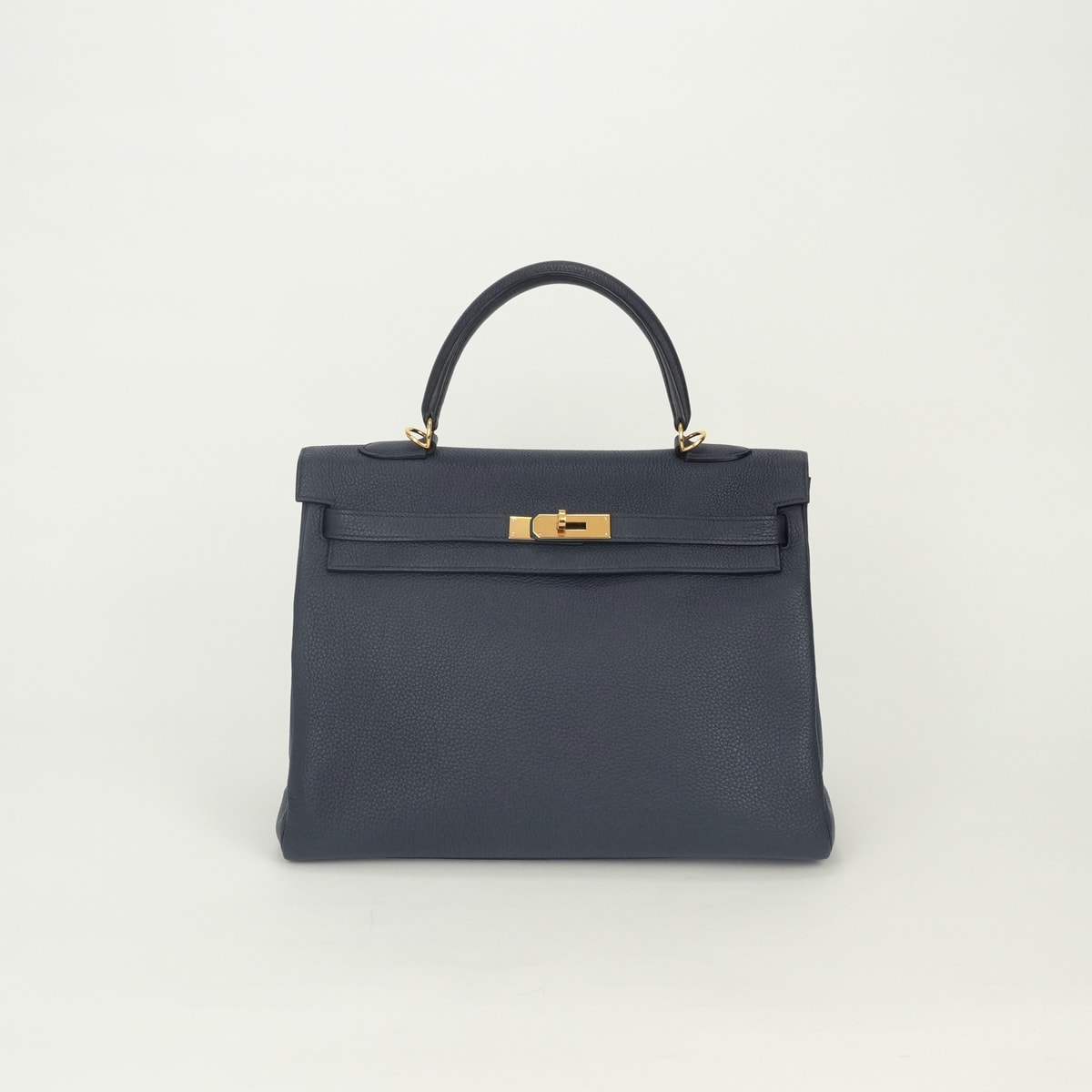 エルメス HERMES ケリー35 ケリー 35 バッグ トートバッグ ショルダーバッグ トゴ ブルーニュイ Bleu Nuit ネイビー Navy 紺 ゴールド金具 ハンドバッグ KELLY 2way V字金具 新型金具 内縫い