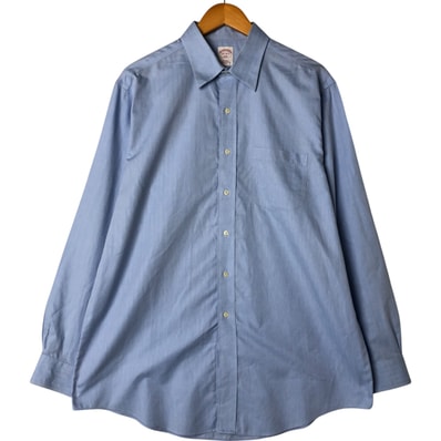 古着 ブルックスブラザーズ Brooks Brothers 346 長袖 コットンシャツ メンズL相当/eaa558906