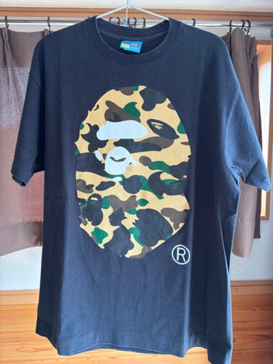 APE BIG APE HEAD CAMO TEE