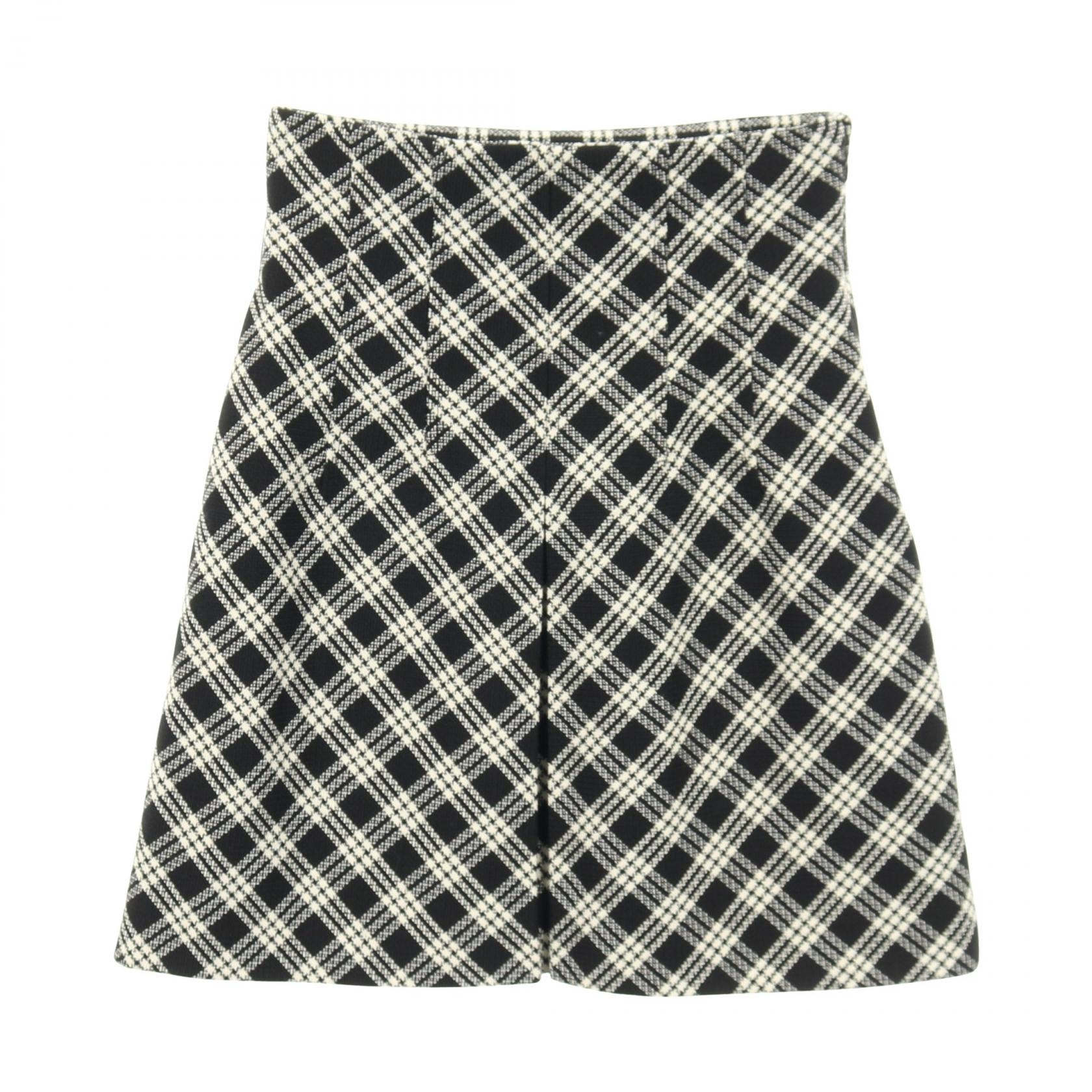 ディオール Dior スカート 衣料品 ボトムス ウール レディース ブラック系 / ホワイト系 【中古】