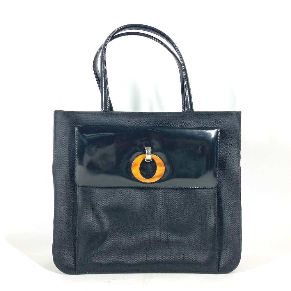 ディオール Dior ショルダーバッグ ヴィンテージ カバン ハンドバッグ レザー ブラック