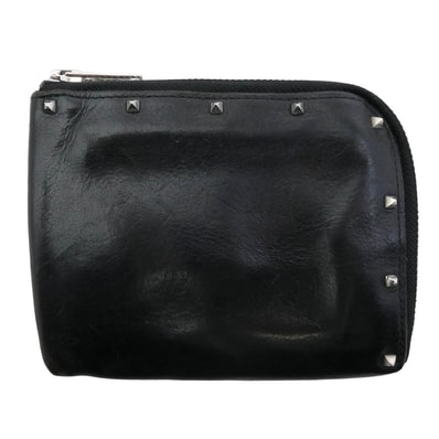 UNDERCOVER アンダーカバー 財布 スタッズ レザー ウォレット 財布 ブラック系【中古】