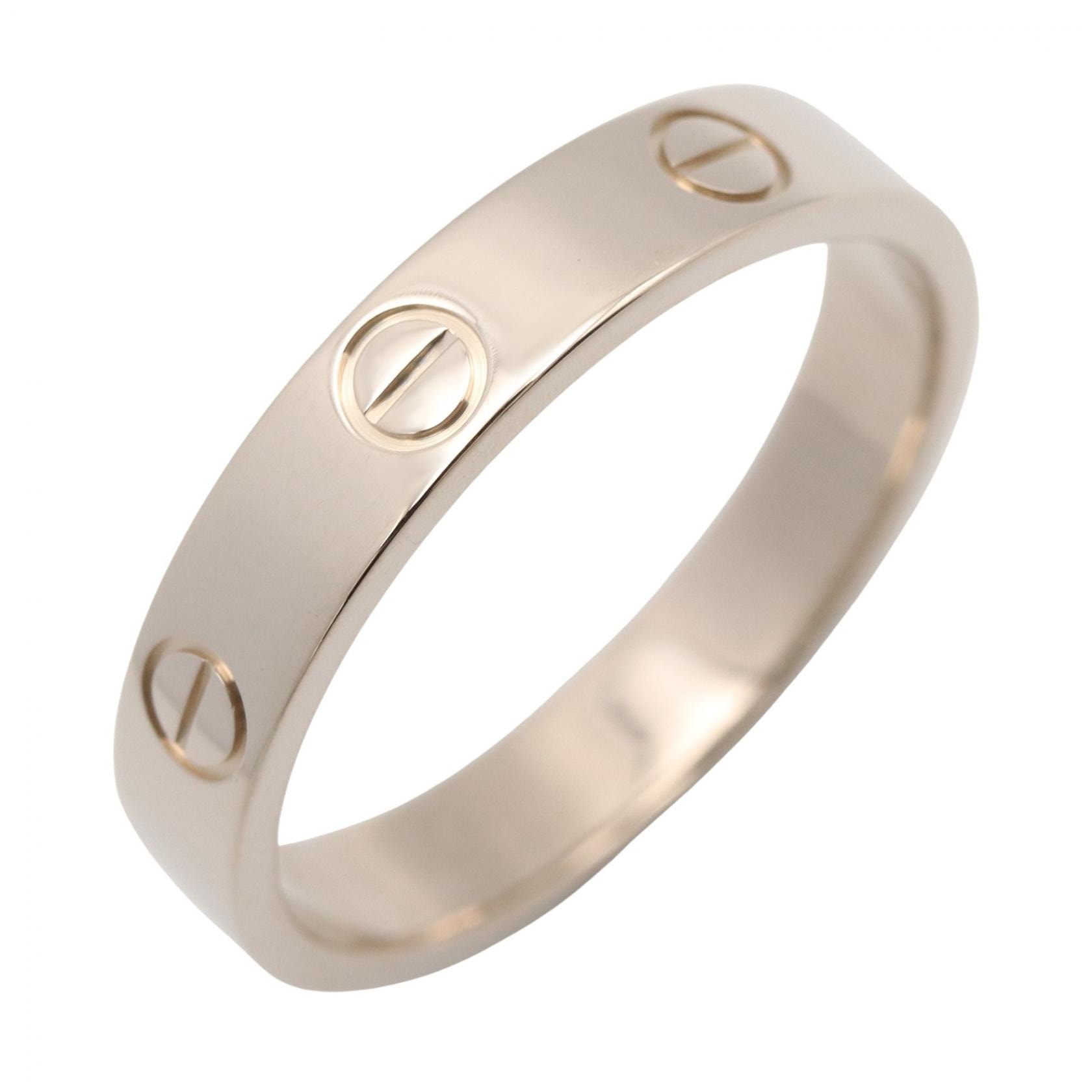 カルティエ CARTIER ミニラブリング リング・指輪 ジュエリー K18WG(ホワイトゴールド) メンズ レディース シルバー系 B4049567 【中古】