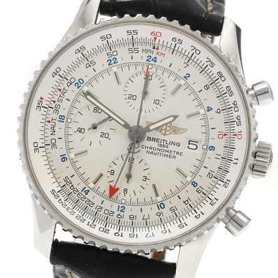 ブライトリング ナビタイマー ワールド A24322 メンズ 【中古】