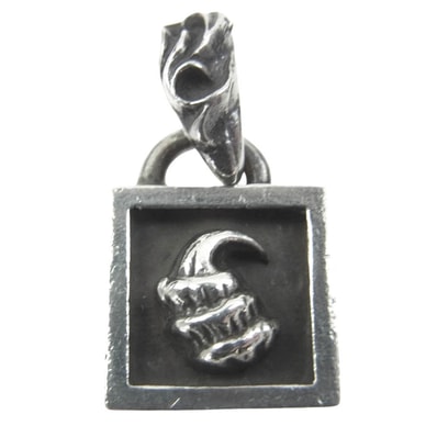 Chrome Hearts Framed Crow Charm "Silver"