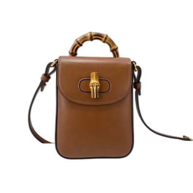 グッチ GUCCI バンブー ショルダーバッグ【中古】