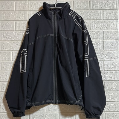 Supreme Spellout Embroidered Track Jacket "Black"