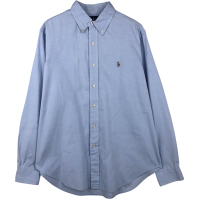 古着 ラルフローレン Ralph Lauren CLASSIC FIT クラシックフィット 長袖 ボタンダウンシャツ メンズL相当/eaa615285