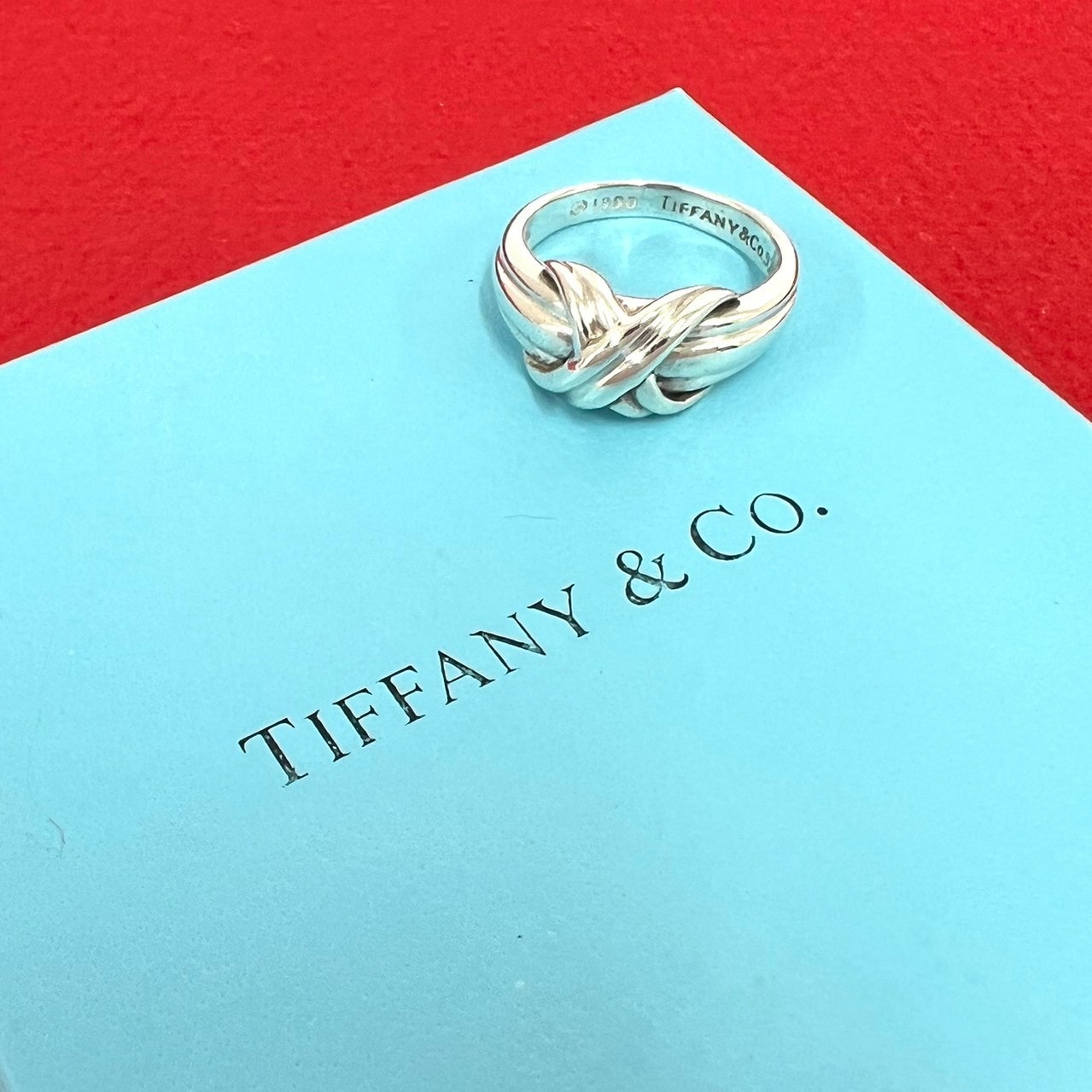 TIFFANY&Co. ティファニー シグネチャー リング シルバー925 リング・指輪 10号 シルバー
53108