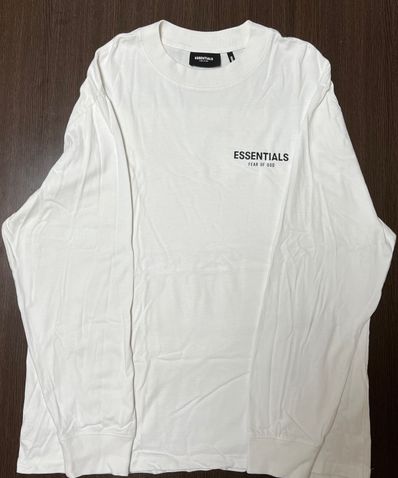 FEAR OF GOD ESSENTIALS Long Sleeve Photo T-shirt "White"