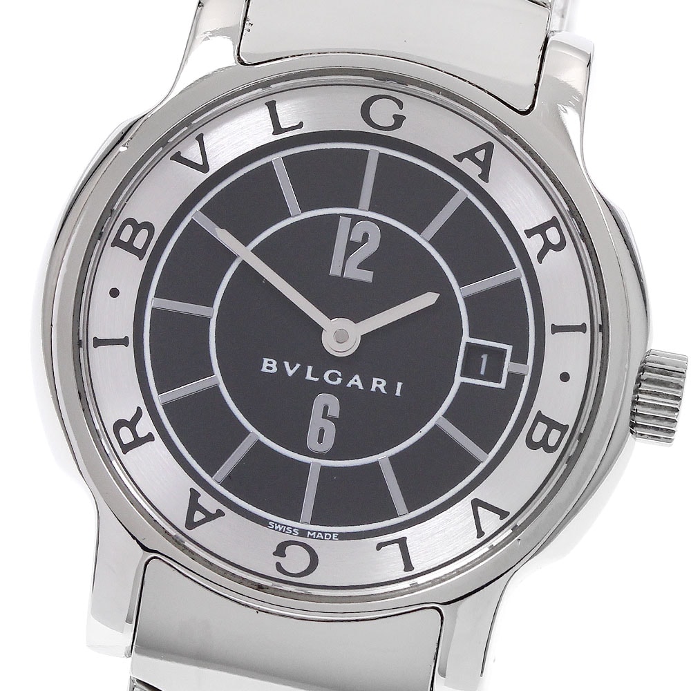 ★箱・保 ブルガリ ソロテンポ デイト ST29S レディース 【中古】