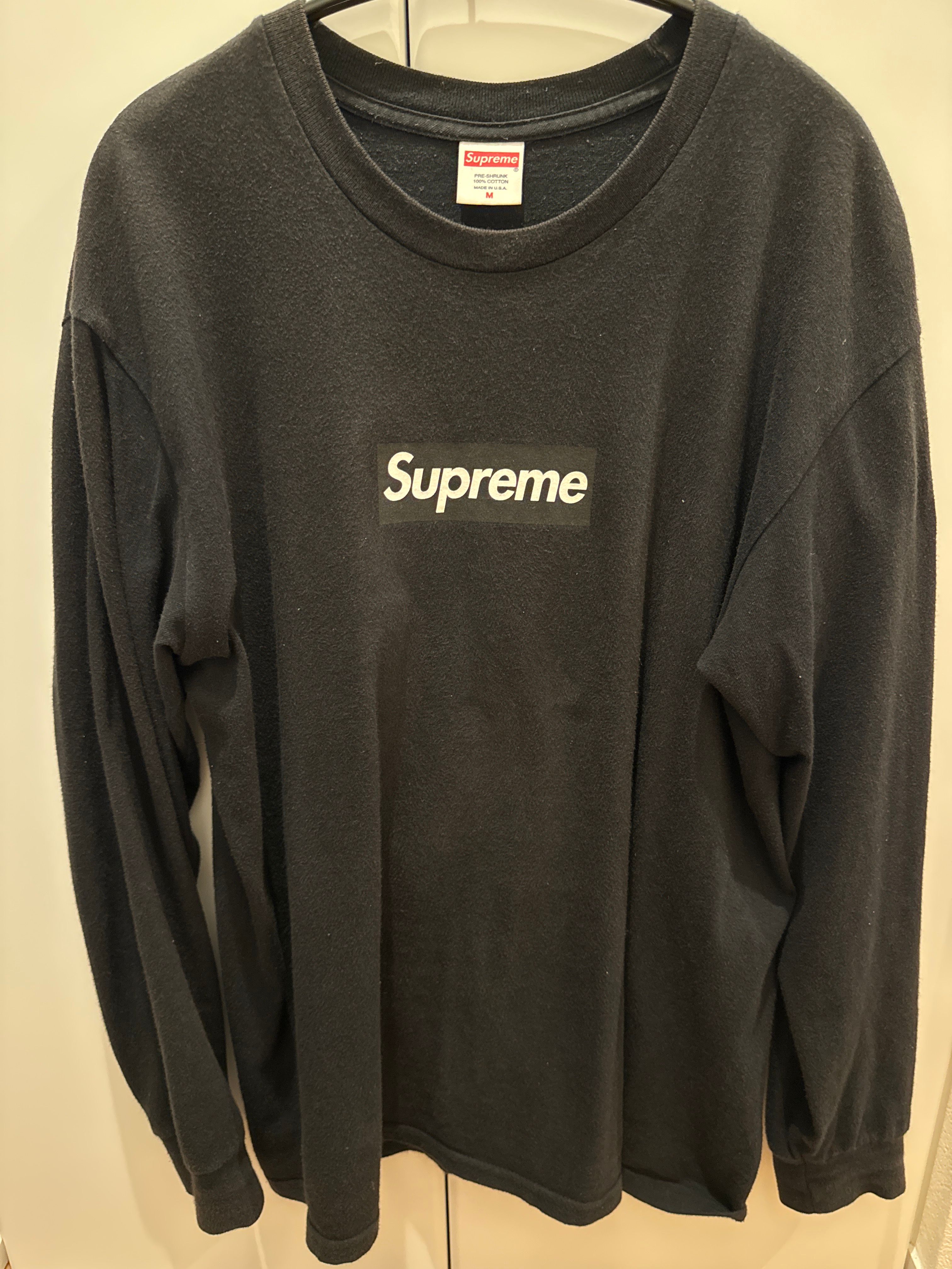 Supreme Box Logo L/S Tee "Black"