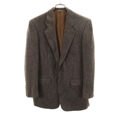 Christian Dior クリスチャンディオール 90s ウールブレンド オールド テーラードジャケット 88-76-165 グレー