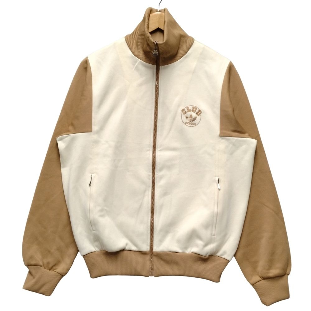 ADIDAS アディダス 80s CLUB ADIDAS クラブアディダス トラック ジャケット パンツ セットアップ ベージュ系 サイズ5 正規品 / 40068