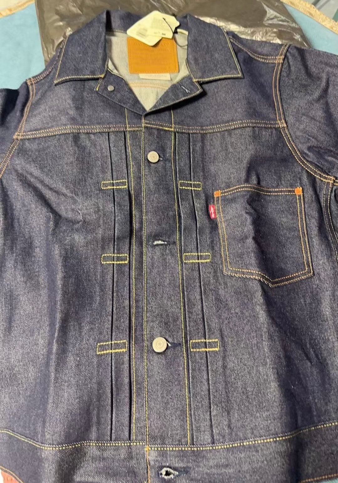 Levi's x JOURNAL STANDARD Type I Rigid Trucker Jacket "Navy"