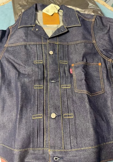 Levi's x JOURNAL STANDARD Type I Rigid Trucker Jacket "Navy"