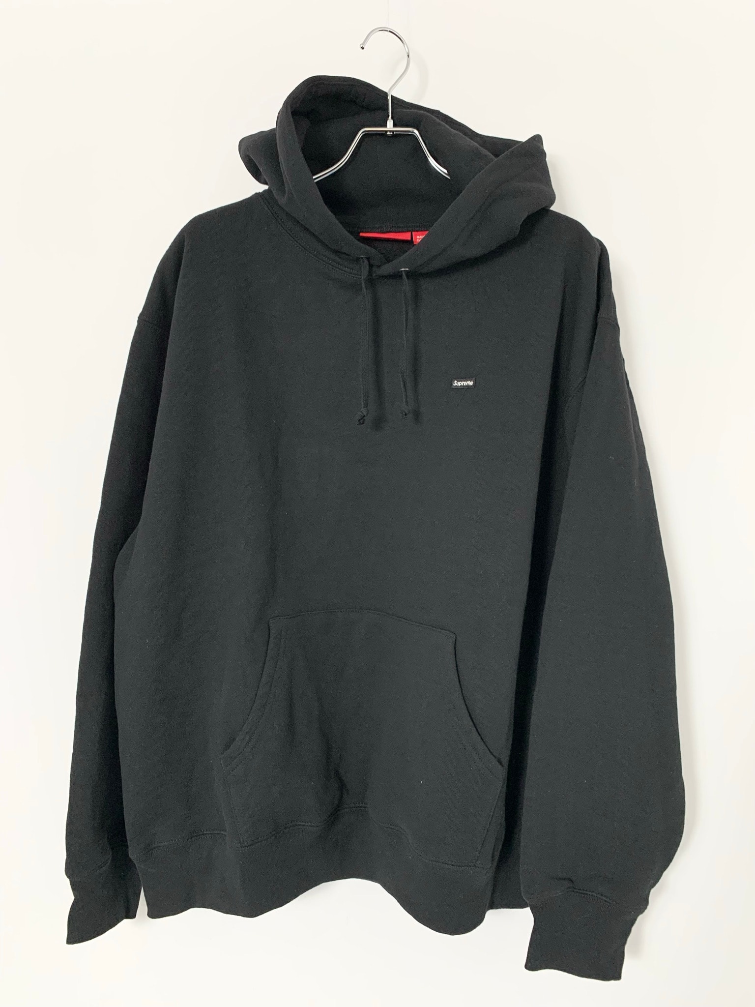 Supreme Small Box Hooded Sweatshirt "Black"