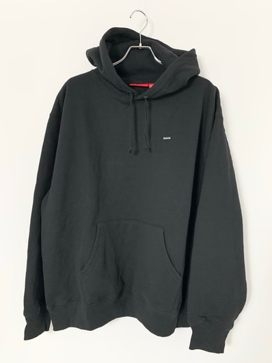Supreme Small Box Hooded Sweatshirt "Black"