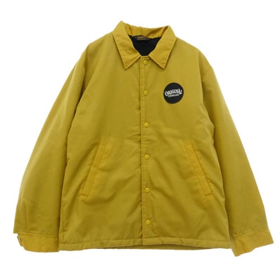 TENDERLOIN テンダーロイン 14AW T-COACH JKT ワッペン 内ボア ナイロン コーチジャケット イエロー系 XS【中古】